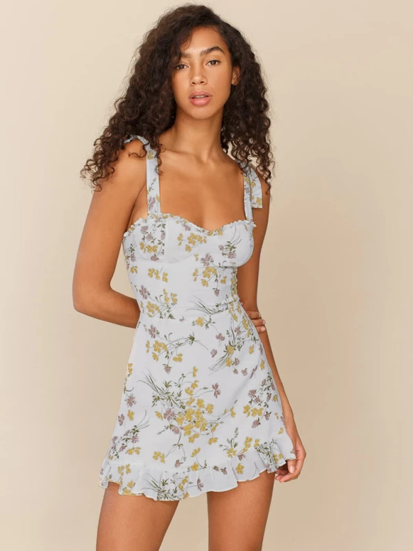 Robe Cintrée – Fleurs 3 Robe Cintrée – Fleurs