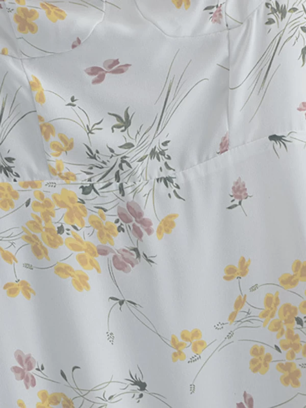 Robe Cintrée – Fleurs 6 Robe Cintrée – Fleurs – Image 4