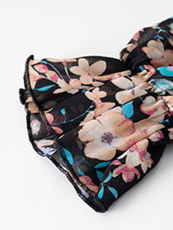 Chemise élégante à Volants – Végétal 10 Chemise élégante à Volants – Végétal – Image 8