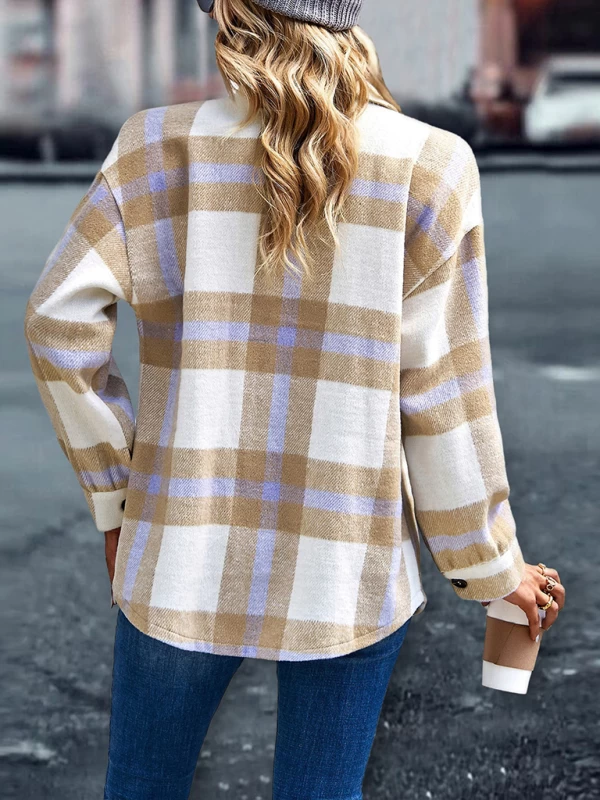 Veste à Carreaux – Décontractée 5 Veste à Carreaux – Décontractée – Image 3