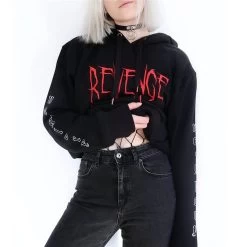 Sweat - Revenge Style Grunge Et Gothique - Grunge Clothing -Style Urbain Soldes sweat revenge grunge gothique