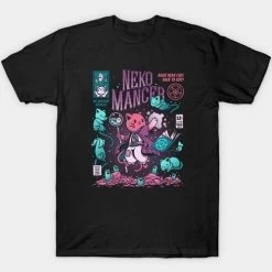 T-shirt – Neko Mancer 7 T-shirt – Neko Mancer -Style Urbain Soldes t shirt grunge neko mancer seul