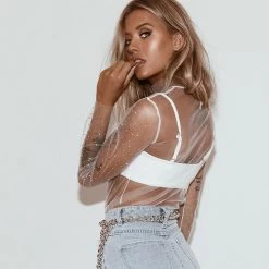 T-shirt Transparent – Diamant -Style Urbain Soldes t shirt transparent blanc dos