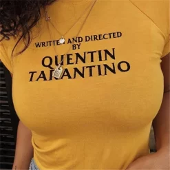 T-shirt Quentin Tarantino Style Tumblr - Grunge Clothing