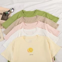 T-shirt Tumblr – Fresh Fruits -Style Urbain Soldes tshirt tumblr fruits