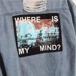 Veste Where Is My Mind Groupe BTS - Grunge Clothing -Style Urbain Soldes veste jin bts